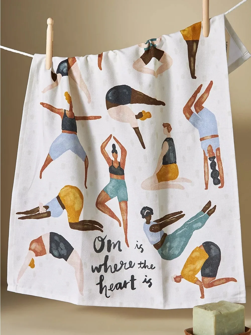 New🌟Anthropologie-Yoga Dish Towel